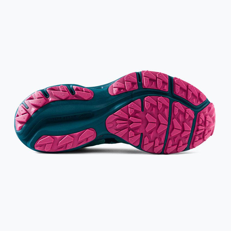 Buty do biegania damskie Mizuno Wave Rider TT lagoon/ moroccan blue/ pink peacock 4