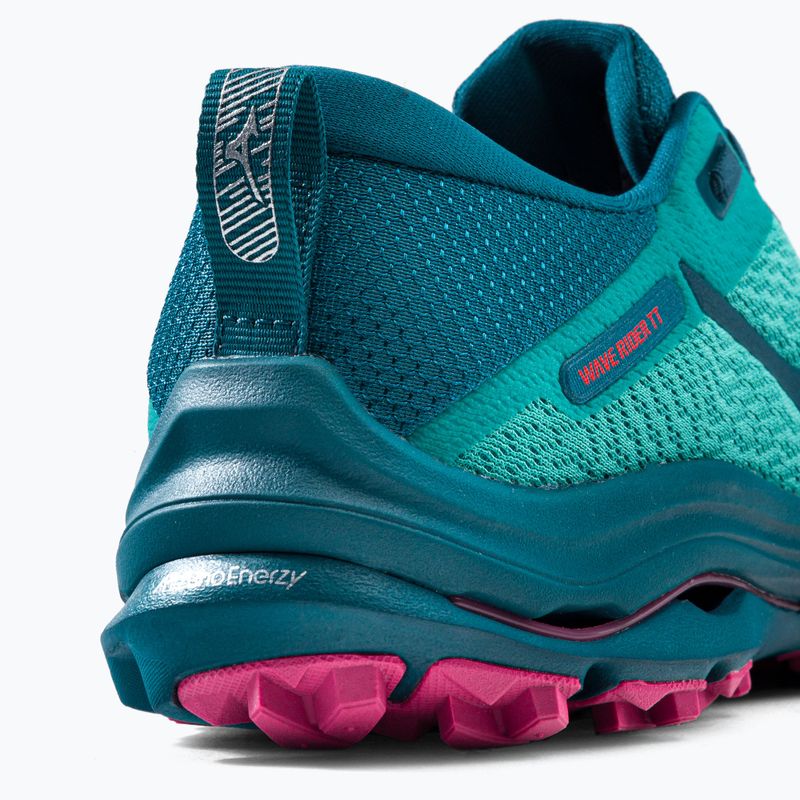 Buty do biegania damskie Mizuno Wave Rider TT lagoon/ moroccan blue/ pink peacock 7