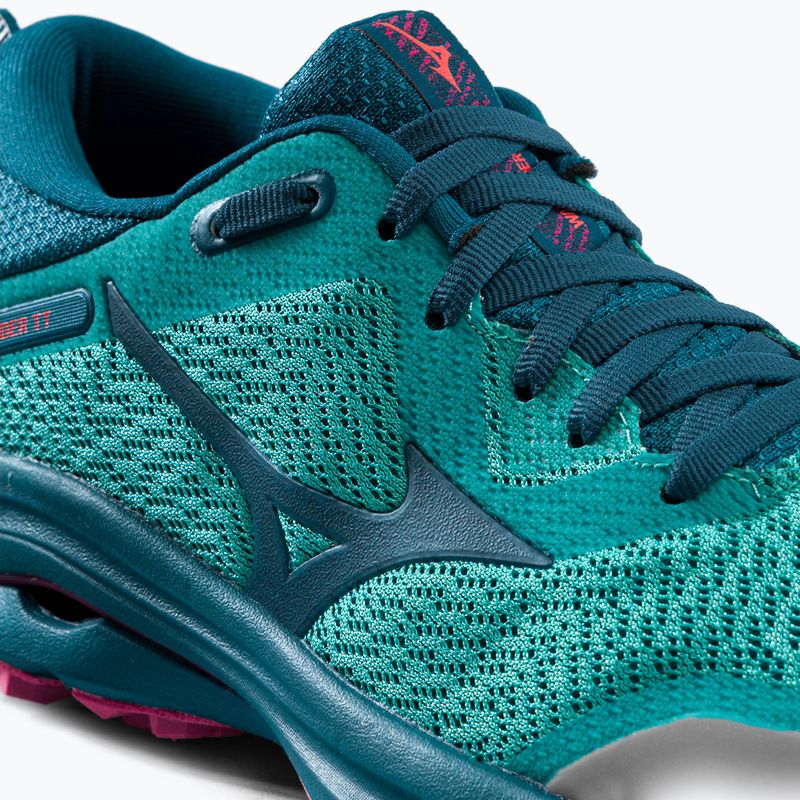 Buty do biegania damskie Mizuno Wave Rider TT lagoon/ moroccan blue/ pink peacock 8