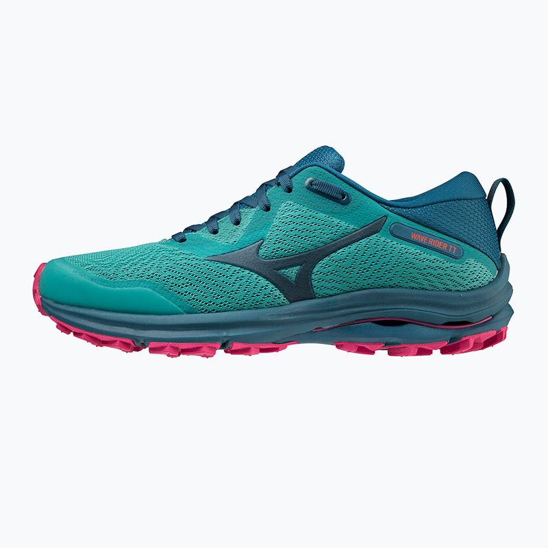 Buty do biegania damskie Mizuno Wave Rider TT lagoon/ moroccan blue/ pink peacock 11