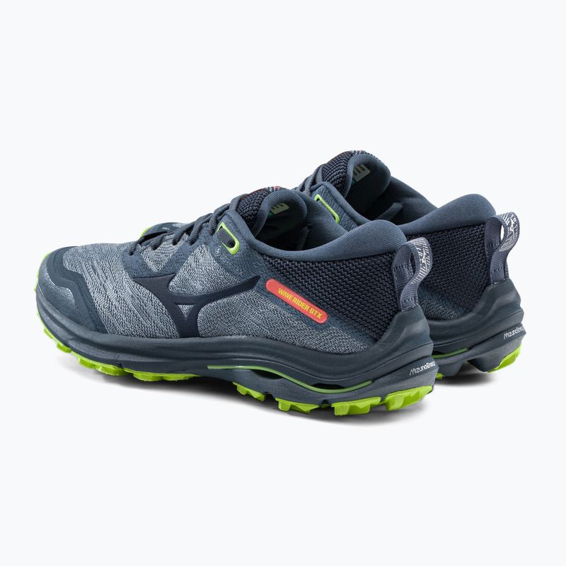 Buty do biegania damskie Mizuno Wave Rider GTX vintage indigo/ vintage indigo/ neo lime 5