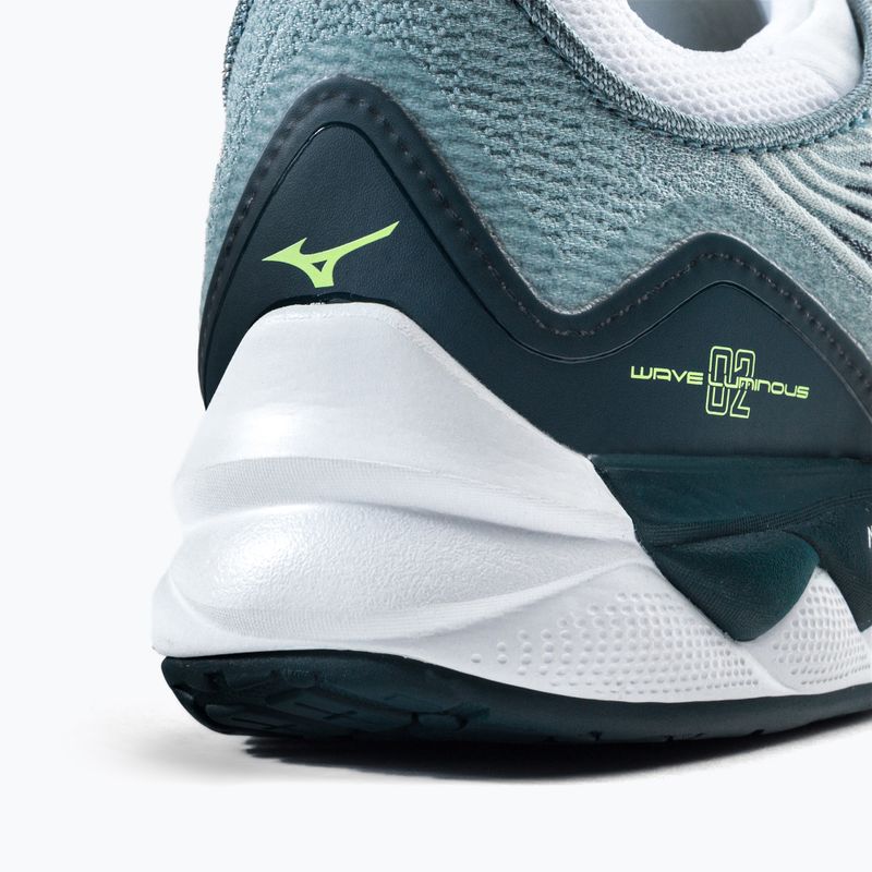 Buty do siatkówki Mizuno Wave Luminous 2 stone blue/stratified sea/neo lime 7
