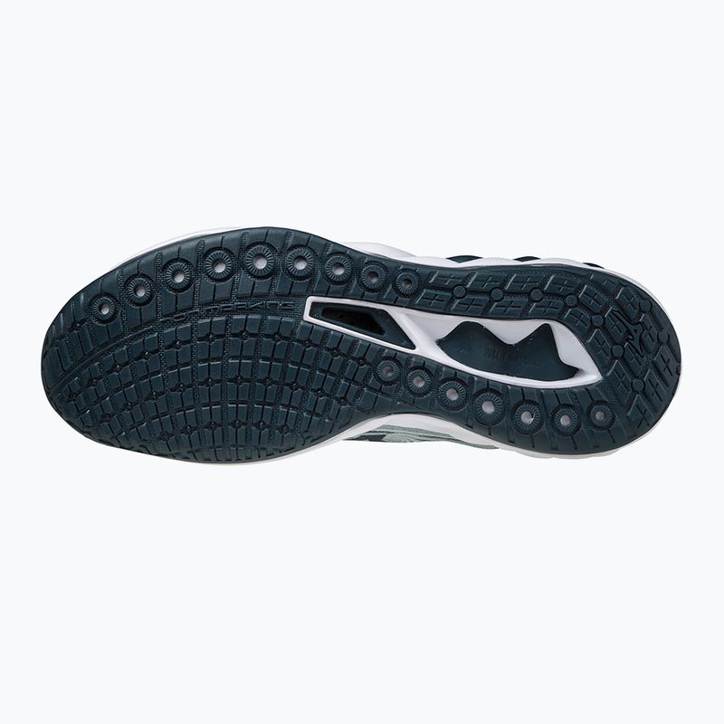 Buty do siatkówki Mizuno Wave Luminous 2 stone blue/stratified sea/neo lime 10