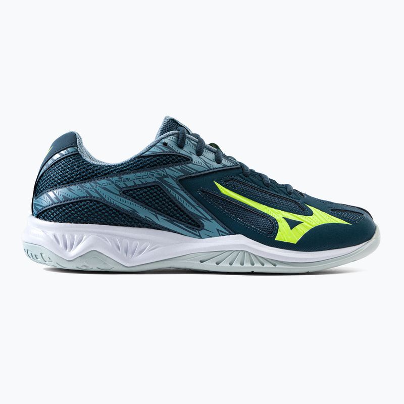 Buty do siatkówki męskie Mizuno Thunder Blade 3 niebieskie V1GA217038 2