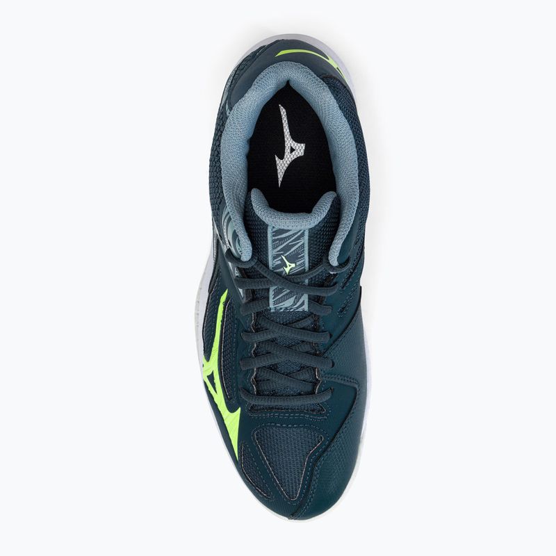 Buty do siatkówki męskie Mizuno Thunder Blade 3 Mid niebieskie V1GA217538 6