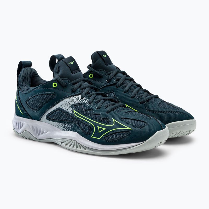Buty do piłki ręcznej męskie Mizuno Ghost Shadow zielone X1GA218038 5