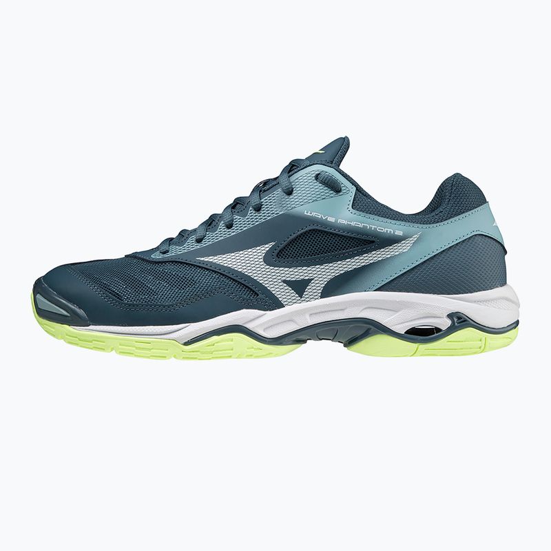 Buty do piłki ręcznej męskie Mizuno Wave Phantom 2 niebieskie X1GA206038 10