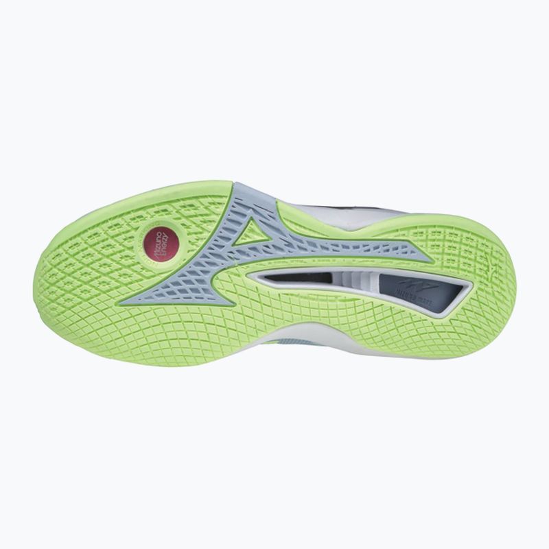 Buty do piłki ręcznej damskie Mizuno Wave Stealth Neo heather/white/neo lime 2