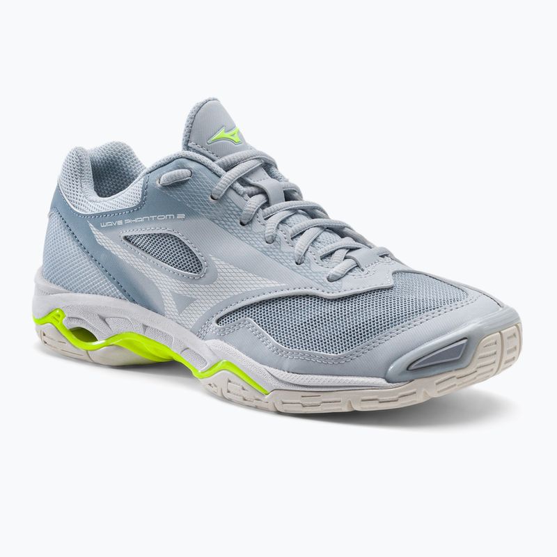 Buty do piłki ręcznej damskie Mizuno Wave Phantom 2 niebieskie X1GB206002