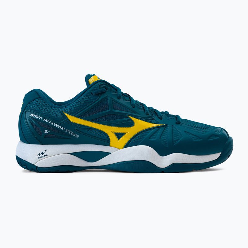 Buty do tenisa męskie Mizuno Wave Intense Tour 5 AC niebieskie 61GA190030 2