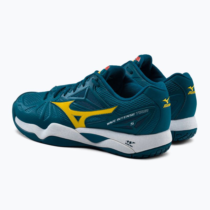 Buty do tenisa męskie Mizuno Wave Intense Tour 5 AC niebieskie 61GA190030 3