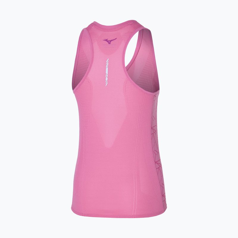 Koszulka do biegania damska Mizuno Aero Tank wildorchid 2
