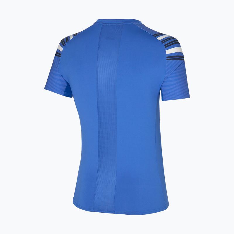 Koszulka tenisowa męska Mizuno Shadow Tee niebieska 62GA260028 2
