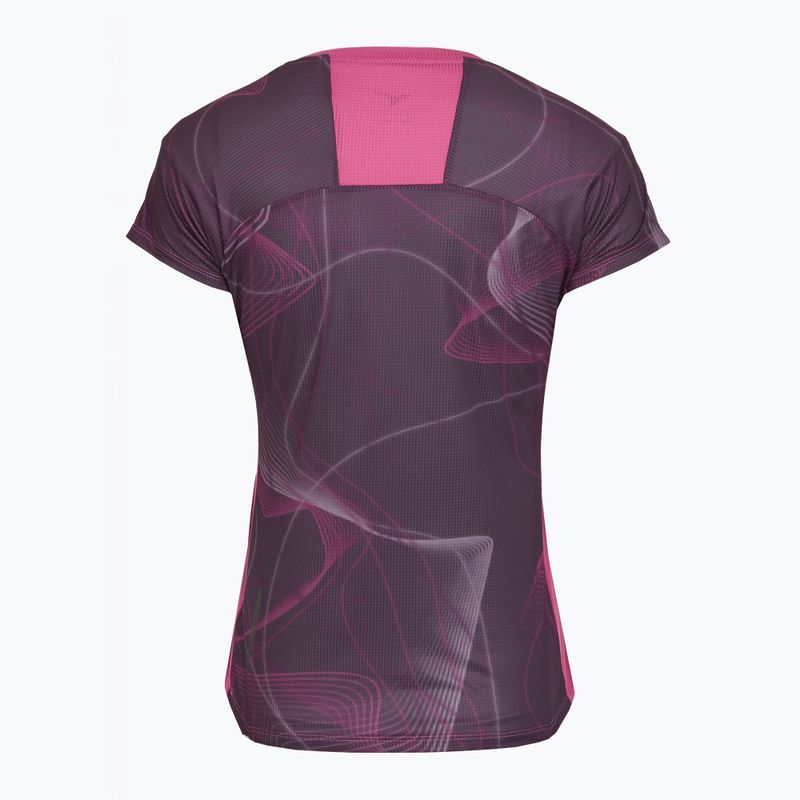 Koszulka do biegania damska Mizuno Aero Tee gape wine 2