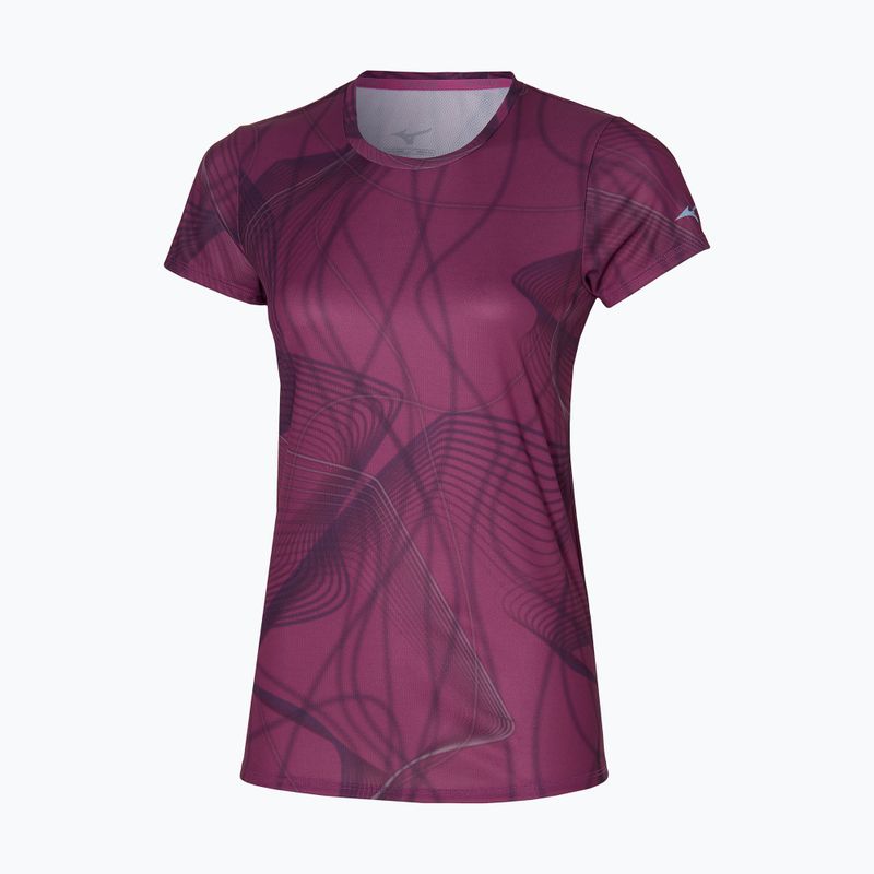 Koszulka do biegania damska Mizuno Graphic Tee magenta haze