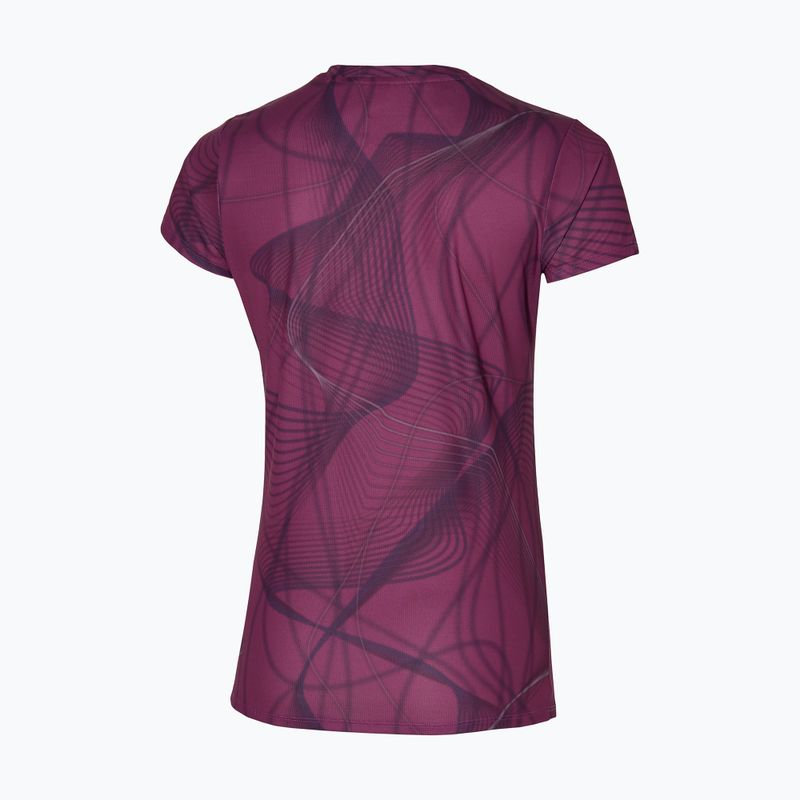 Koszulka do biegania damska Mizuno Graphic Tee magenta haze 2