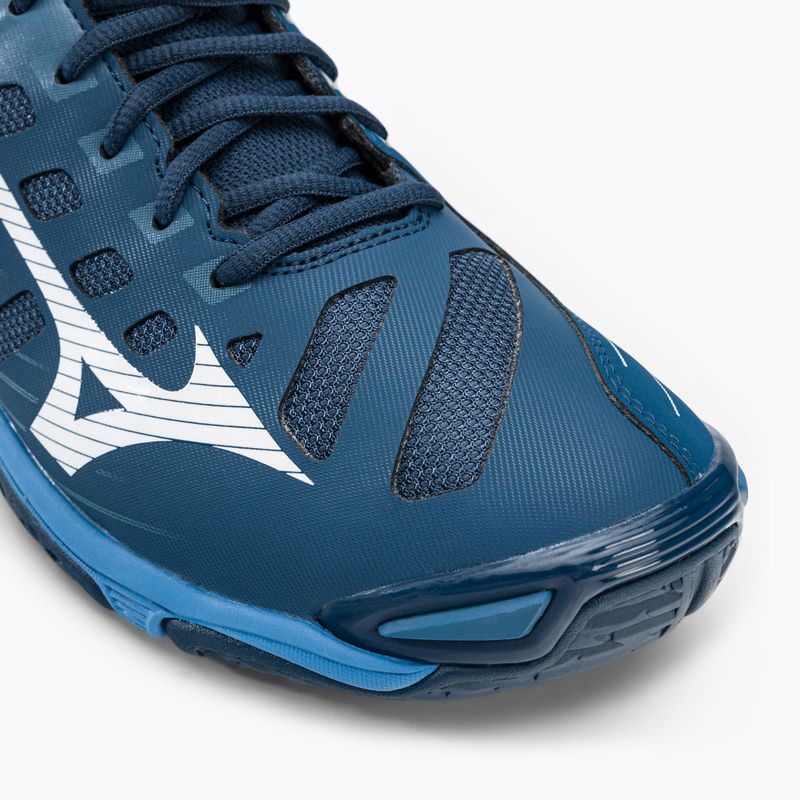 Buty do siatkówki Mizuno Wave Voltage Mid granatowo-niebieskie V1GA216521 9