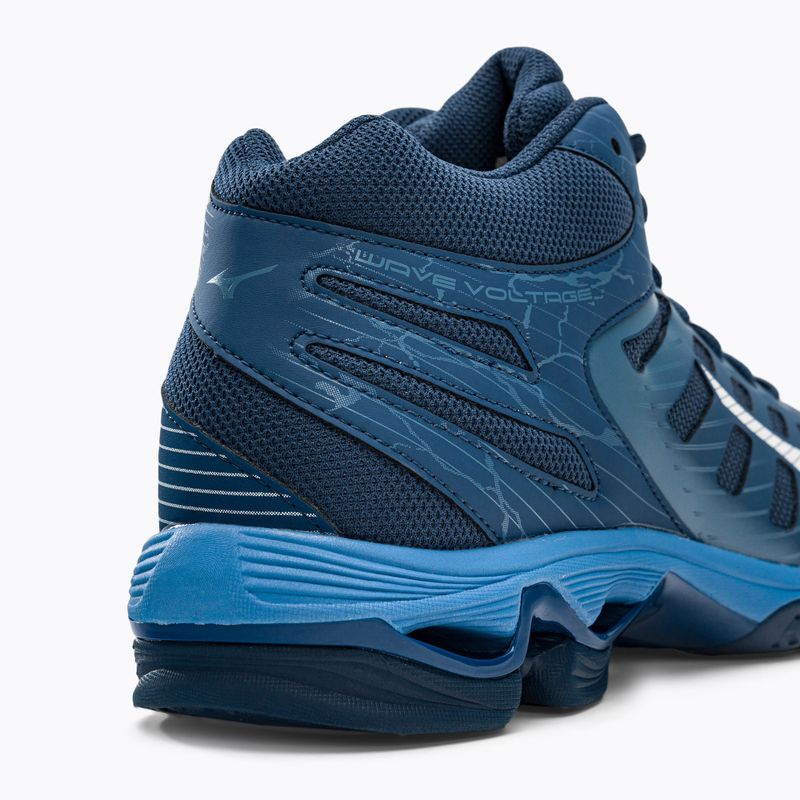 Buty do siatkówki Mizuno Wave Voltage Mid granatowo-niebieskie V1GA216521 10