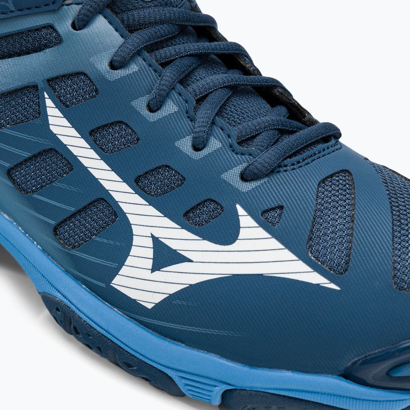 Buty do siatkówki Mizuno Wave Voltage Mid granatowo-niebieskie V1GA216521 11