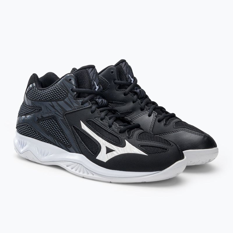 Buty do siatkówki męskie Mizuno Thunder Blade 3 Mid czarne V1GA217501 4
