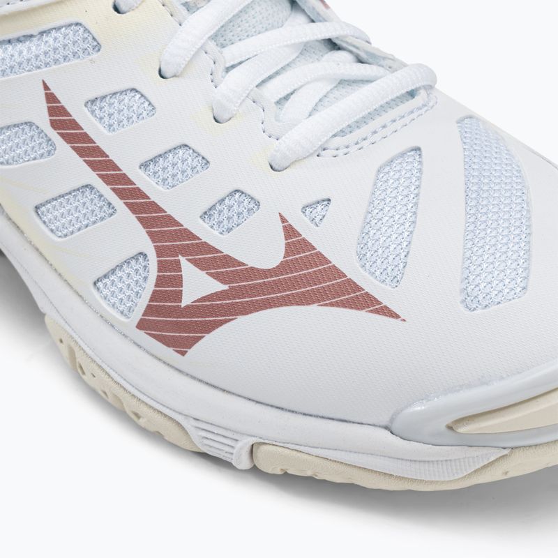 Buty do siatkówki damskie Mizuno Wave Voltage białe V1GC216036 7