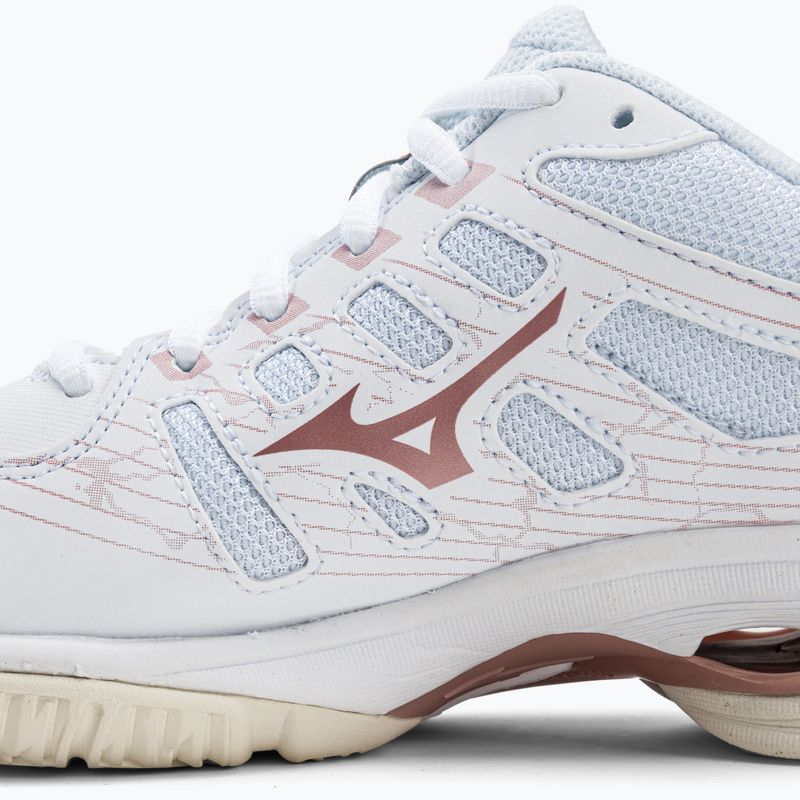 Buty do siatkówki damskie Mizuno Wave Voltage białe V1GC216036 10