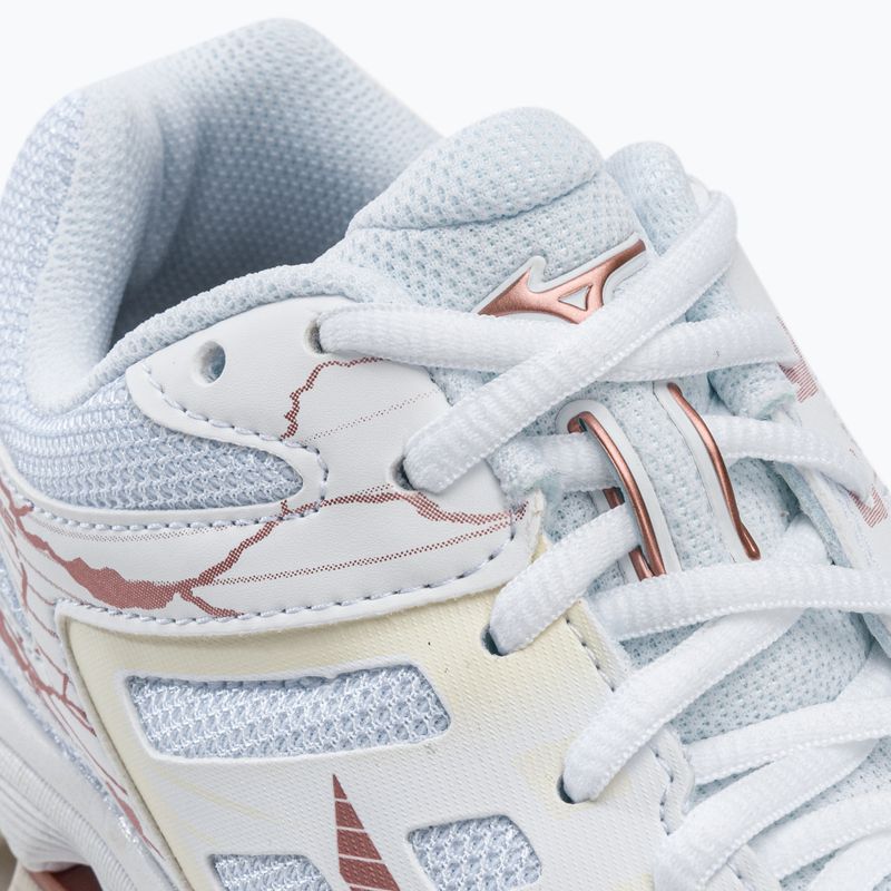 Buty do siatkówki damskie Mizuno Wave Voltage białe V1GC216036 11