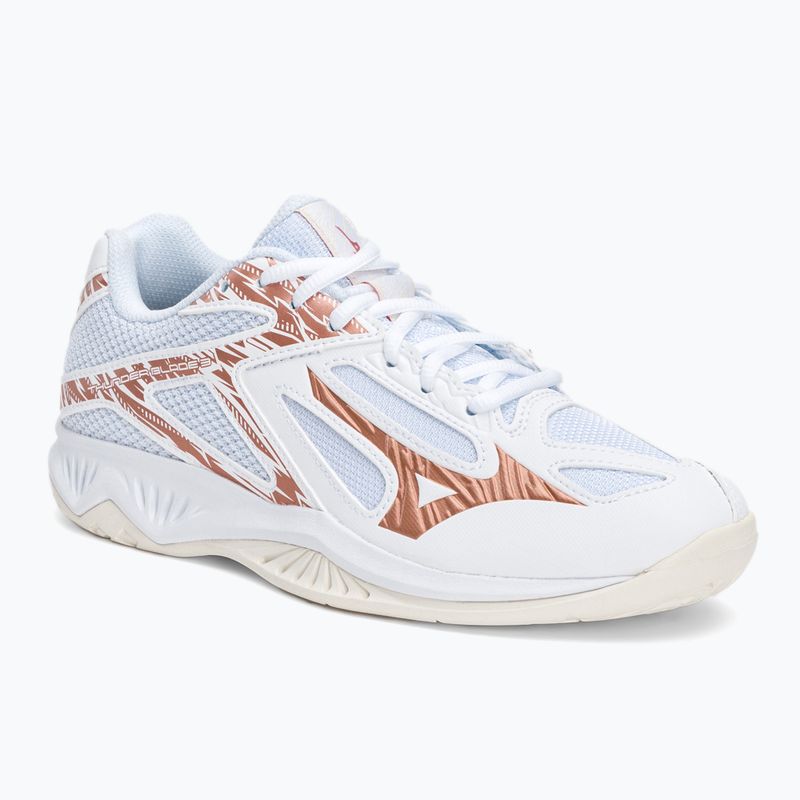 Buty do siatkówki damskie Mizuno Thunder Blade 3 białe V1GC217036
