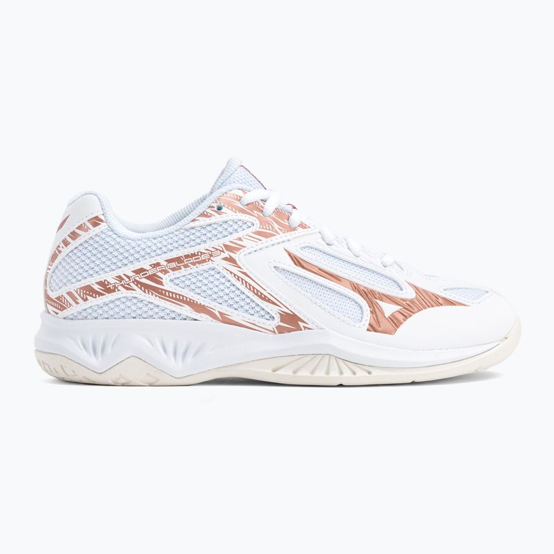Buty do siatkówki damskie Mizuno Thunder Blade 3 białe V1GC217036 2