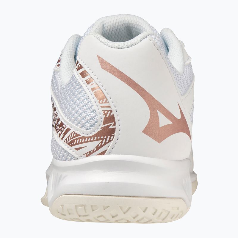 Buty do siatkówki dziecięce Mizuno Lightning Star Z6 białe V1GD210336 11