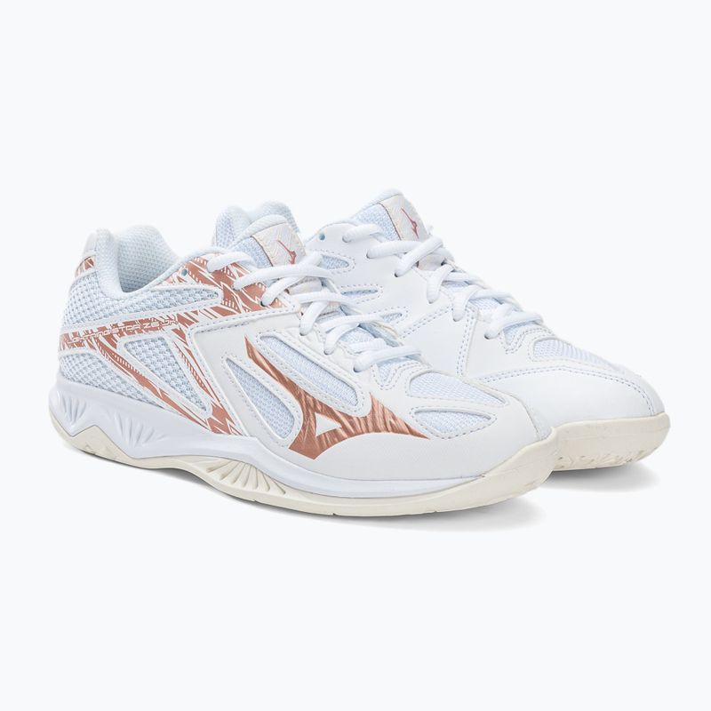 Buty do siatkówki dziecięce Mizuno Lightning Star Z6 białe V1GD210336 4