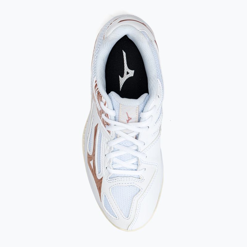 Buty do siatkówki dziecięce Mizuno Lightning Star Z6 białe V1GD210336 6