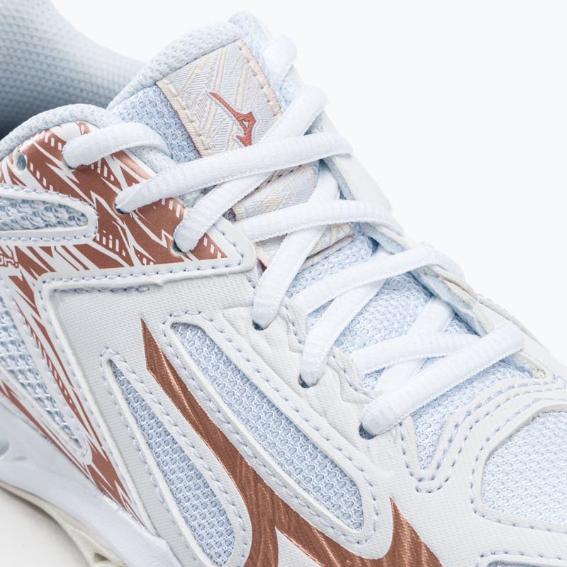 Buty do siatkówki dziecięce Mizuno Lightning Star Z6 białe V1GD210336 10