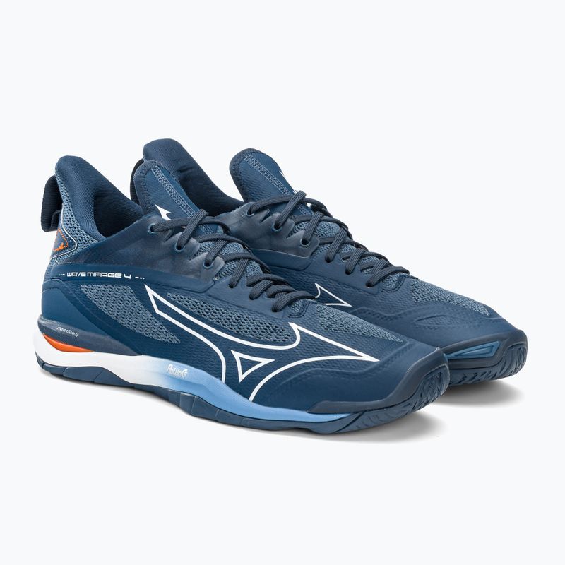 Buty do piłki ręcznej Mizuno Wave Mirage 4 granatowe X1GA215021 4