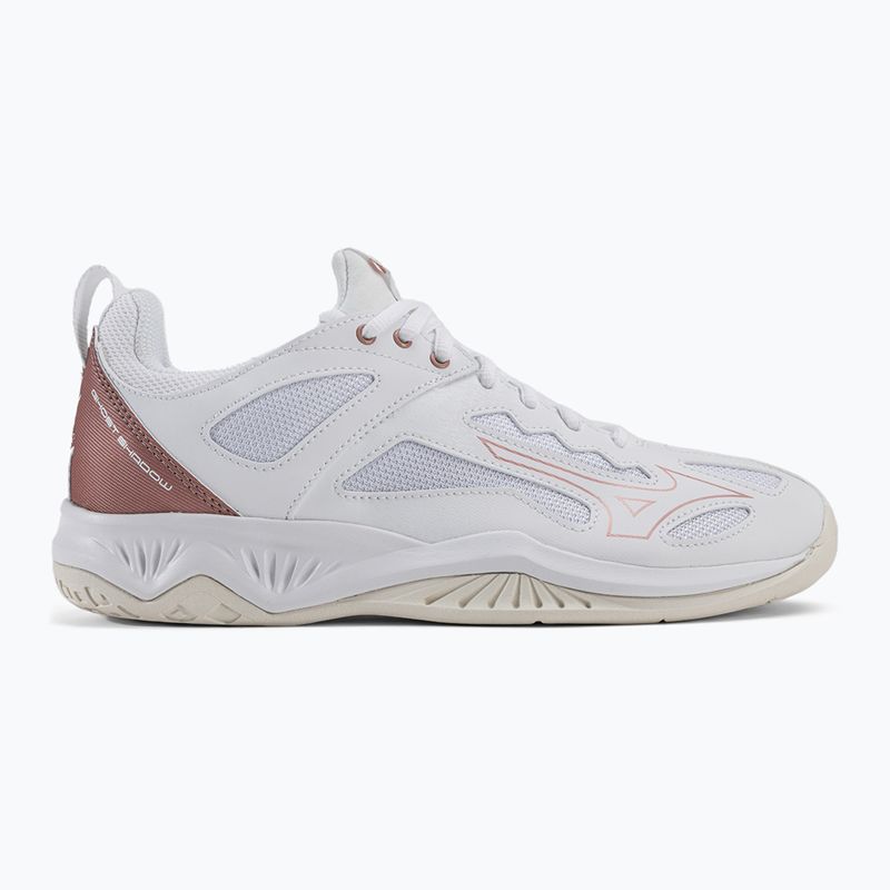 Buty do piłki ręcznej damskie Mizuno Ghost Shadow białe 2
