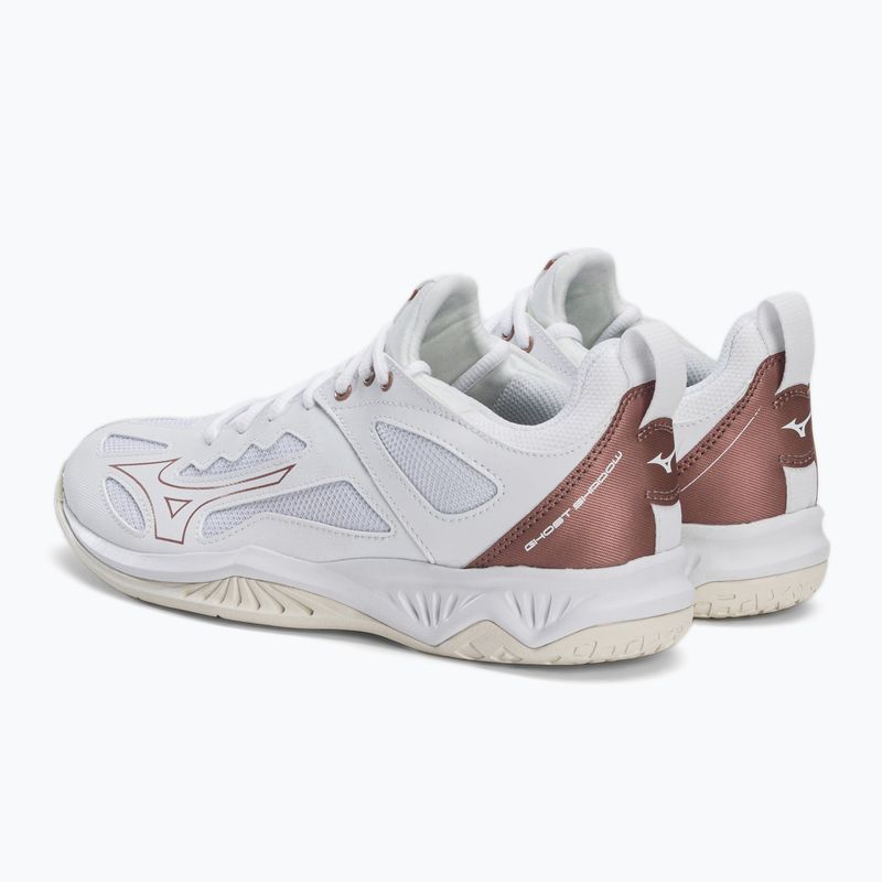Buty do piłki ręcznej damskie Mizuno Ghost Shadow białe 3
