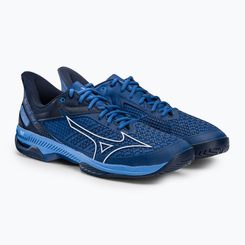 Buty do tenisa męskie Mizuno Wave Exceed Tour 5 AC true blue/white/dress blues 5