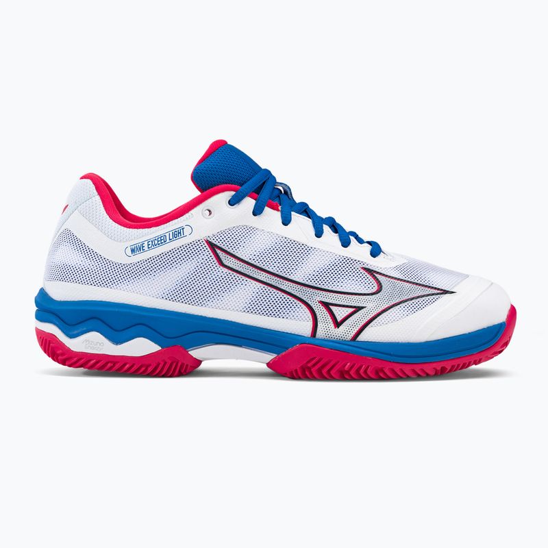 Buty do padla damskie Mizuno Wave Exceed Light CC Padel białe 61GB222225 2