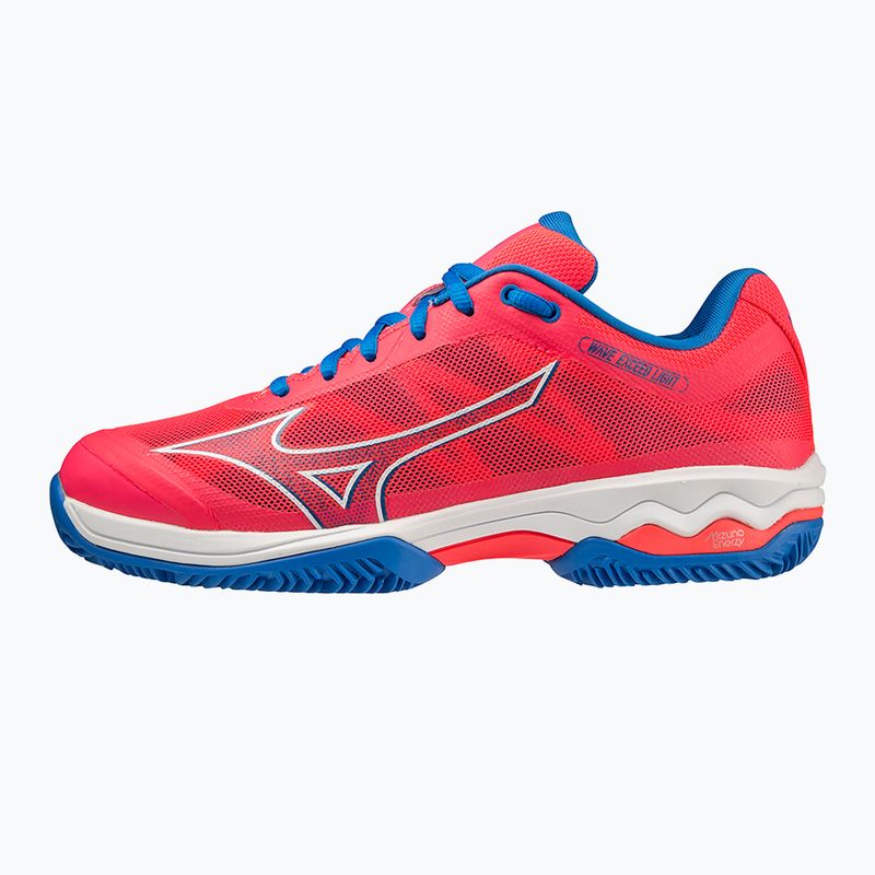 Buty do padla damskie Mizuno Wave Exceed Light CC Padel różowe 61GB222363 12