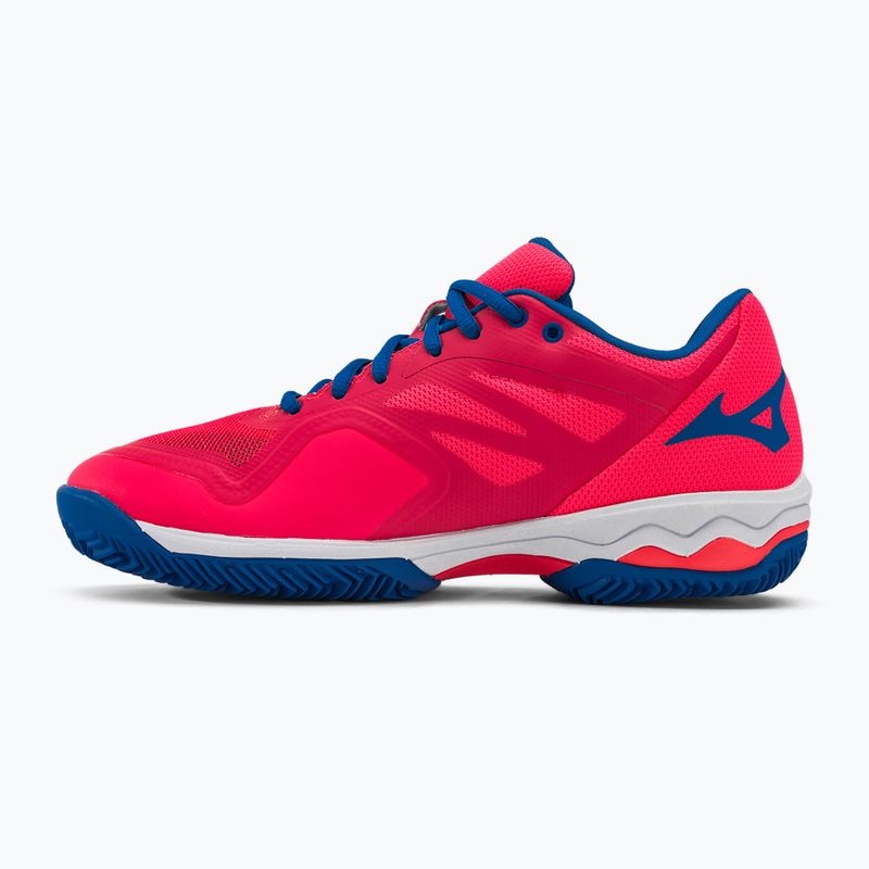 Buty do padla damskie Mizuno Wave Exceed Light CC Padel różowe 61GB222363 10