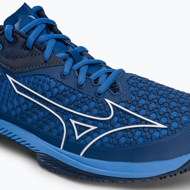 Buty do tenisa męskie Mizuno Wave Exceed Tour 5 CC true blue/white/dress blues 9