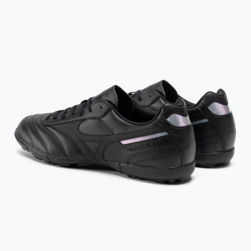 Buty piłkarskie męskie Mizuno Morelia II Club AS black/black/iridescent 3