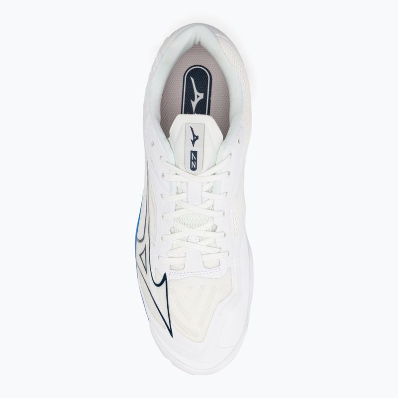 Buty do siatkówki męskie Mizuno Wave Lightning Z7 undyed white/moonlit ocean/peace blue 7