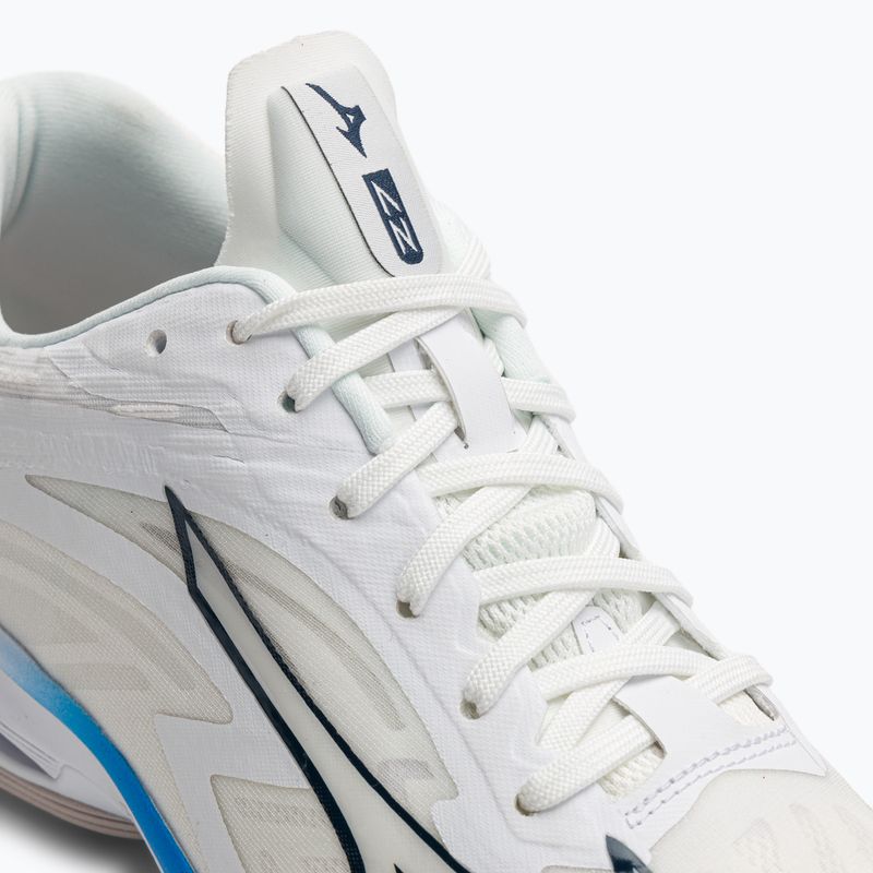 Buty do siatkówki męskie Mizuno Wave Lightning Z7 undyed white/moonlit ocean/peace blue 9