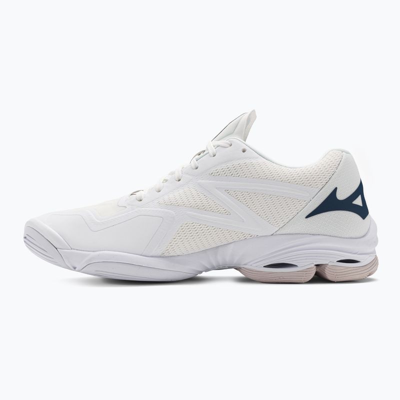 Buty do siatkówki męskie Mizuno Wave Lightning Z7 undyed white/moonlit ocean/peace blue 3