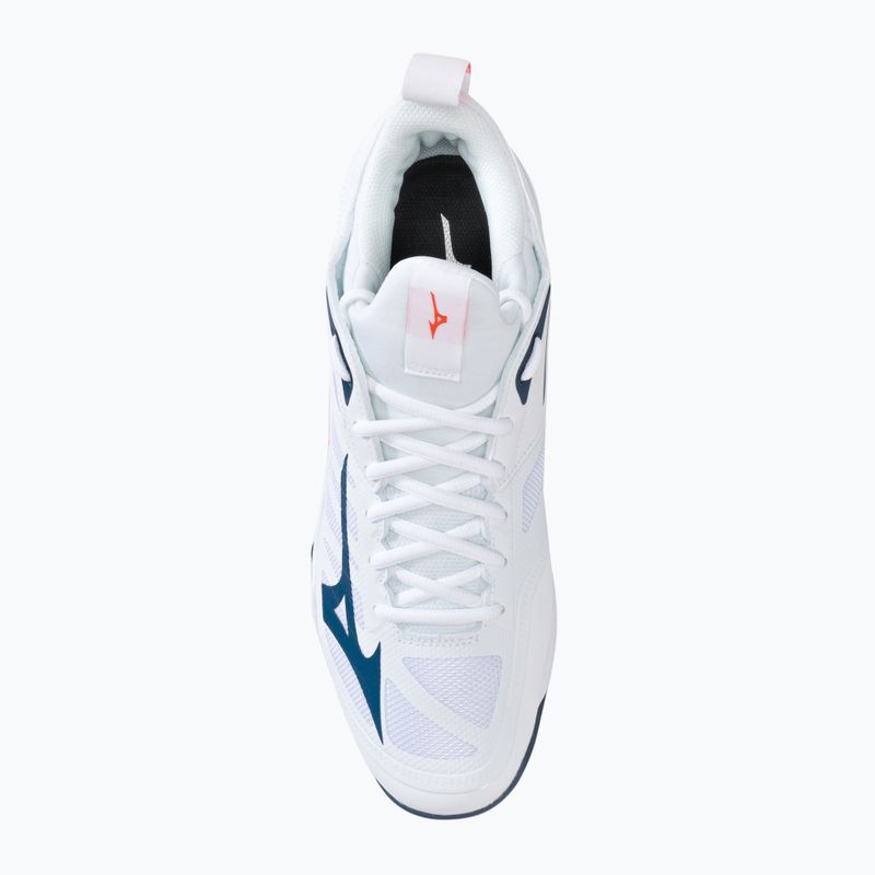 Buty do siatkówki Mizuno Wave Dimension white/dark denim/blue jasper 6