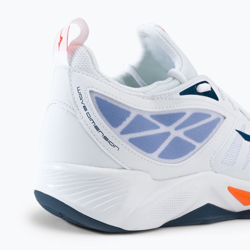 Buty do siatkówki Mizuno Wave Dimension white/dark denim/blue jasper 7