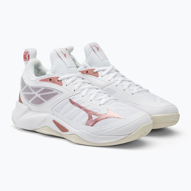 Buty do siatkówki damskie Mizuno Wave Dimension białe V1GC224036 4