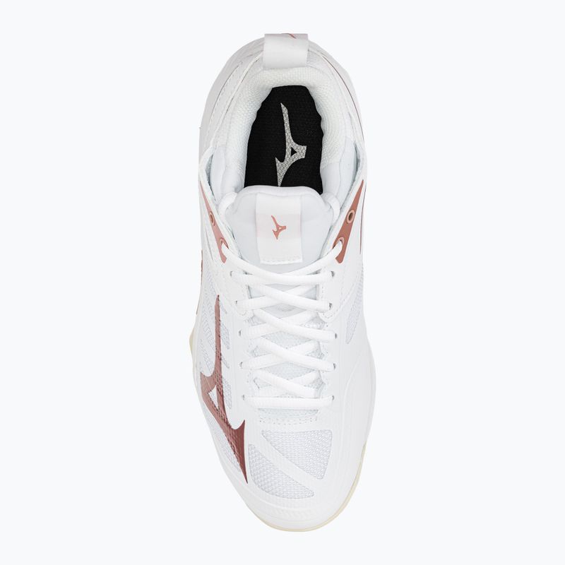 Buty do siatkówki damskie Mizuno Wave Dimension białe V1GC224036 6