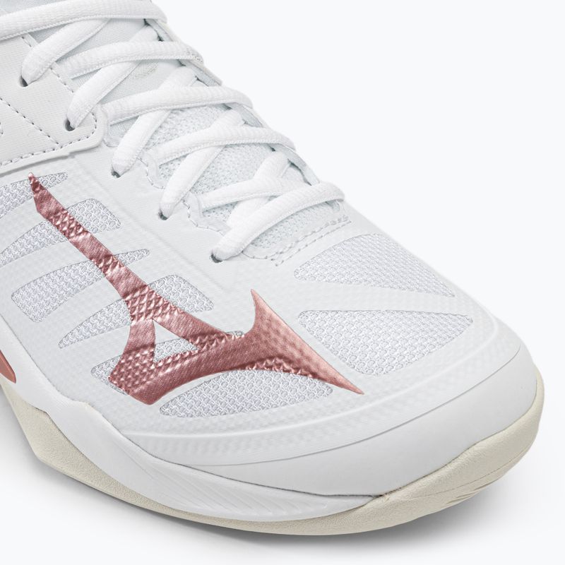 Buty do siatkówki damskie Mizuno Wave Dimension białe V1GC224036 7